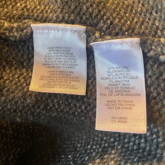 Rachel Roy Gray Sleeveless Open Front Cardigan Knit Sweater Women's Size Medium - Picture 3 of 3